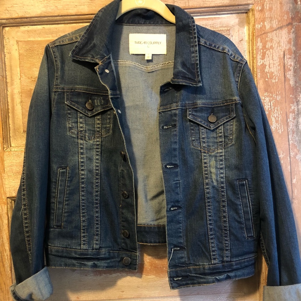 Thread and supply Jean jacket